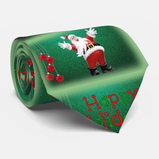 KerstStropdas, Prettige feestdagen Stropdas (Opgerold)