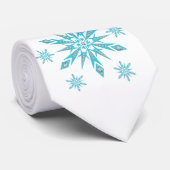 kerstStropdas, Snowflake Stropdas (Opgerold)