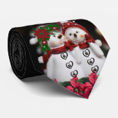 KerstStropdas, Snowman Stropdas (Opgerold)