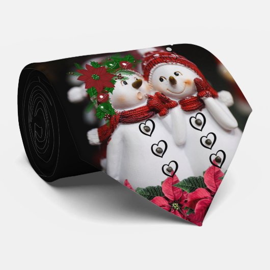 KerstStropdas, Snowman Stropdas (Opgerold)