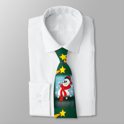 KerstStropdas, Snowman Stropdas (Gebonden)
