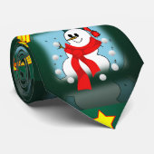 KerstStropdas, Snowman Stropdas (Opgerold)