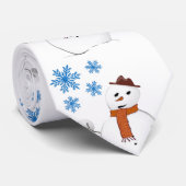 KerstStropdas, Snowman Stropdas (Opgerold)