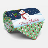 KerstStropdas, Snowman Stropdas (Opgerold)