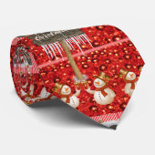 KerstStropdas, Snowman Stropdas (Opgerold)