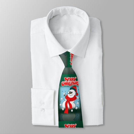 KerstStropdas, Snowman Stropdas (Gebonden)