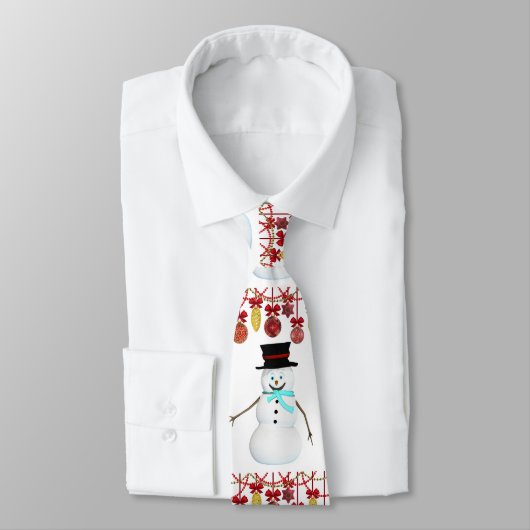 KerstStropdas, Snowman Stropdas (Gebonden)