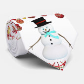 KerstStropdas, Snowman Stropdas (Opgerold)