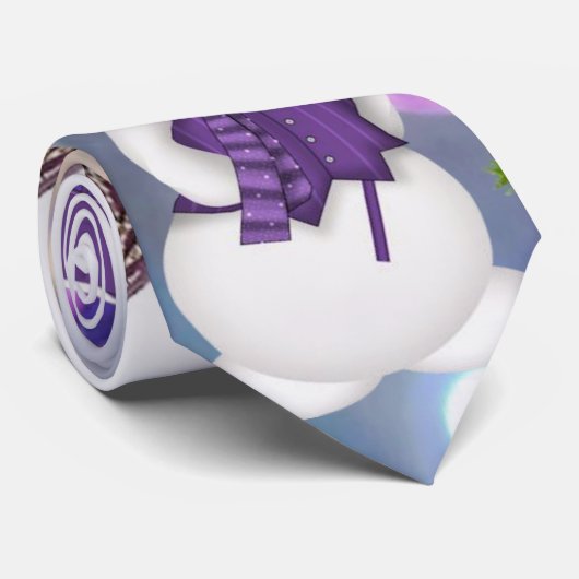 KerstStropdas, Snowman Stropdas (Opgerold)