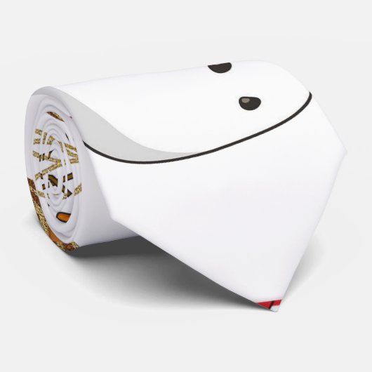 KerstStropdas, Snowman Stropdas (Opgerold)