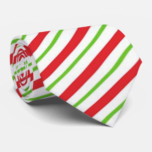 KerstStropdas/Stripes Stropdas