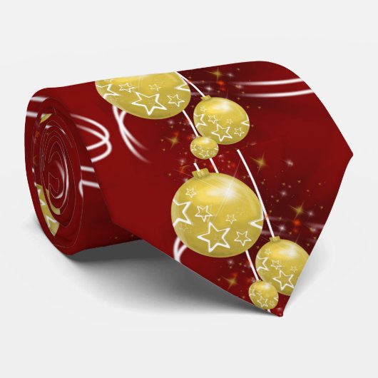 kerstStropdas Stropdas (Opgerold)