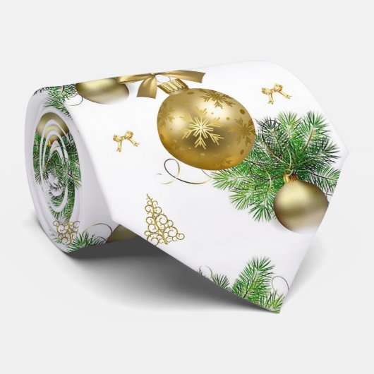 kerstStropdas Stropdas (Opgerold)