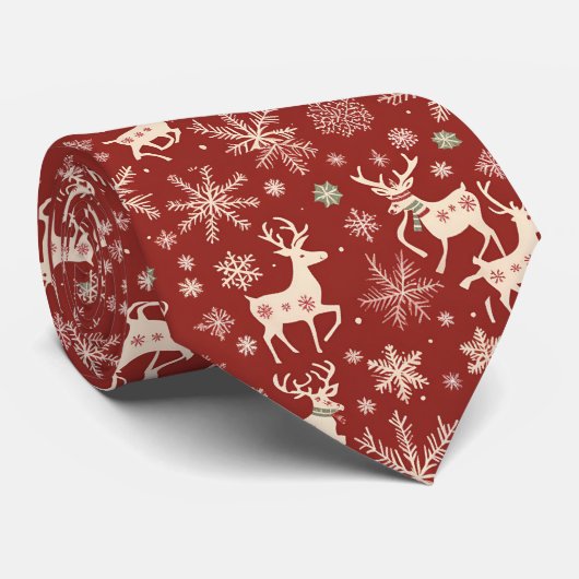 kerststropdas stropdas (Opgerold)