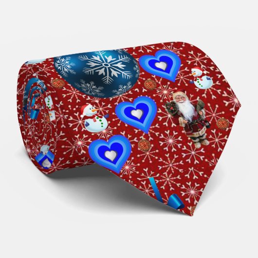 kerstStropdas Stropdas (Opgerold)