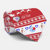 kerstStropdas Stropdas (Opgerold)