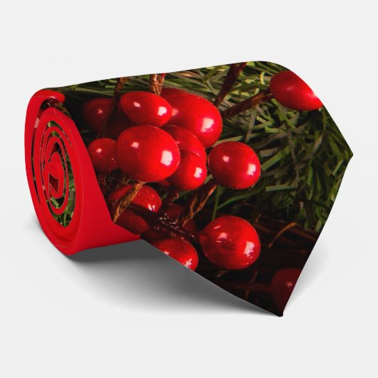 kerstStropdas Stropdas (Opgerold)