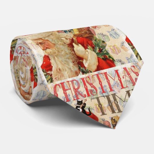 KerstStropdas,  Stropdas (Opgerold)