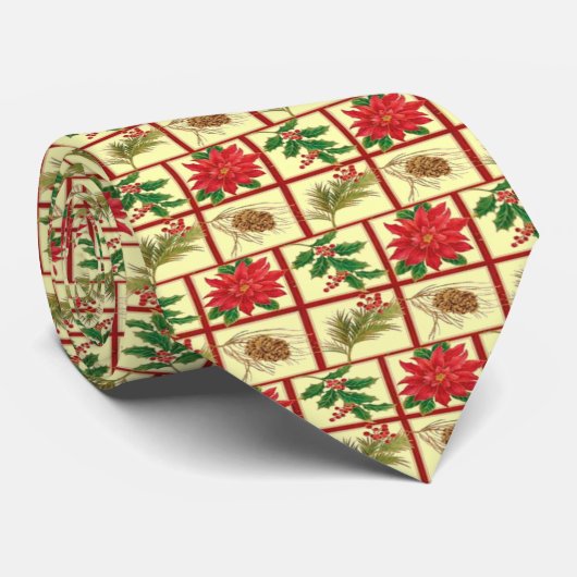 kerstStropdas Stropdas (Opgerold)