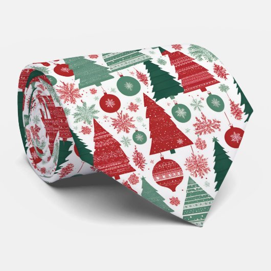 kerstStropdas Stropdas (Opgerold)