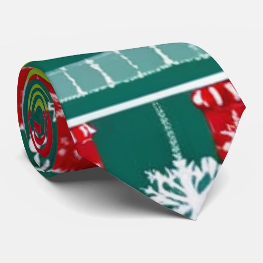 kerstStropdas Stropdas (Opgerold)