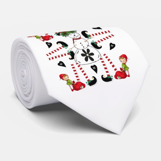 KerstStropdas, Stropdas Snowman (Opgerold)