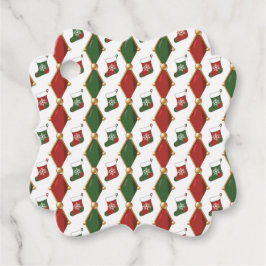 Kerststrump bedankjes labels