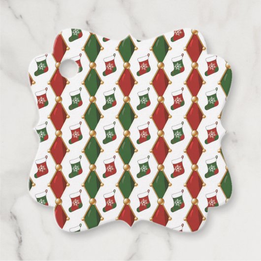 Kerststrump bedankjes labels (Voorkant)