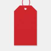 Kerststrump en -krans cadeaulabel (Achterkant)