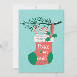 Kerststrump Feestdagenkaart