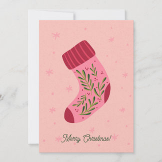 Kerststrump Feestdagenkaart