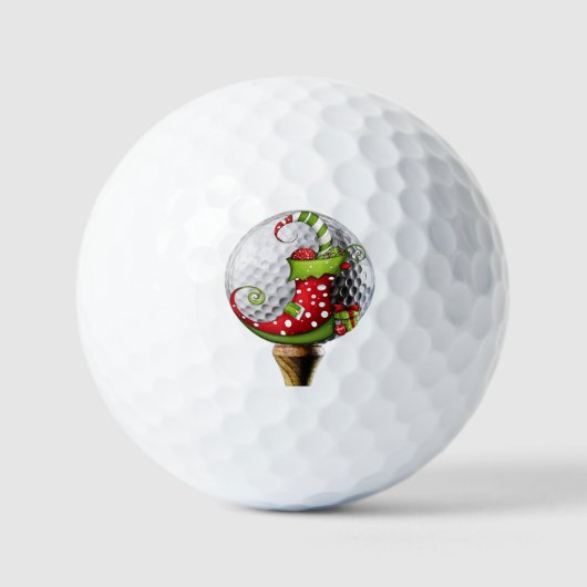 Kerststrump Golfballen (Voorkant)