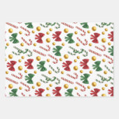 Kerststrump inpakpapier vel (Voorkant 2)