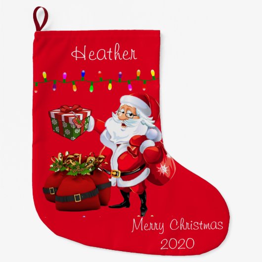 Kerststrump, Kerstman Grote Kerstsok (Voorkant)