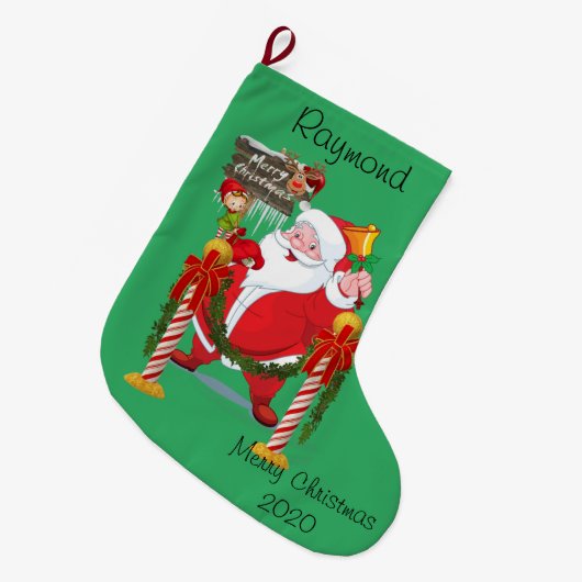 Kerststrump, Kerstman Grote Kerstsok (Voorkant (Hangend))