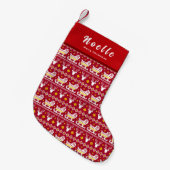Kerststrump Kleine Kerstsok (Voorkant (Hangend))