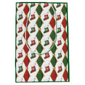 Kerststrump medium cadeauzakje (Voorkant)