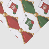 Kerststrump  tissuepapier (Detail)