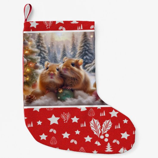 Kerststrump van Gerbils Kleine Kerstsok (Voorkant)