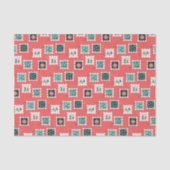 Kerststukken Zegels Tissue Papier (Voorkant)