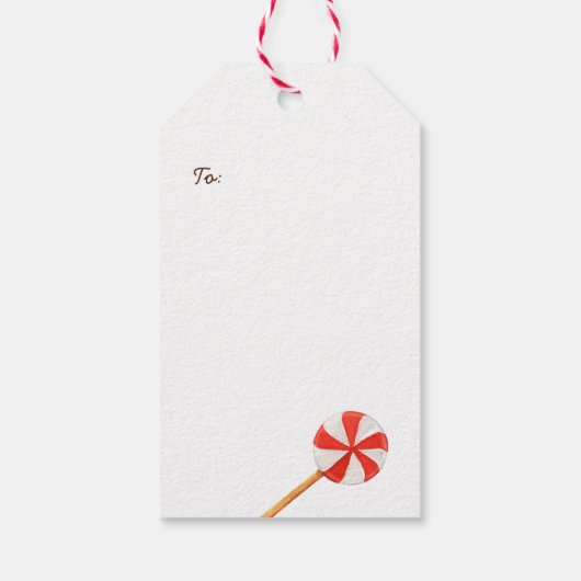 Kerstsuiker Cookie Snowman Cadeaulabel (Achterkant)
