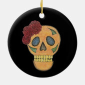 Kerstsuiker Gothic Keramisch Ornament (Achterkant)