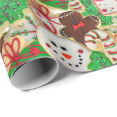 kerstsuikerkoekjes cadeaupapier (Rol Hoek)
