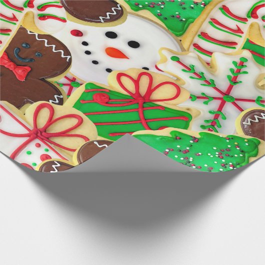 kerstsuikerkoekjes cadeaupapier (Hoek)