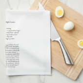 kerstsuikerkoekjes die keukenhanddoek recept (Quarter Fold)