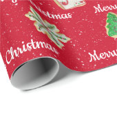 kerstsuikerkoekjes en sneeuwvlokken cadeaupapier (Rol Hoek)
