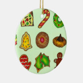 kerstsuikerkoekjes Holiday Baking Sand Tart Keramisch Ornament (Rechts)