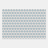 Kerstsuikerkoekjes Holly Mitten Snowflake Inpakpapier Vel (Voorkant 3)