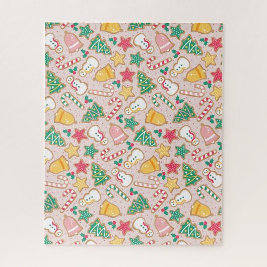 kerstsuikerkoekjes legpuzzel (Verticaal)