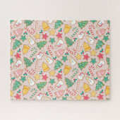 kerstsuikerkoekjes legpuzzel (Horizontaal)